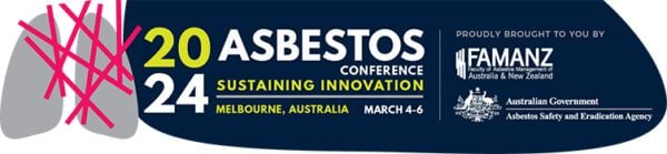 This image shows the logo for the Asbestos 2024 Conference.