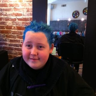 Hayden Gets His Wish and Dyes His Hair Blue