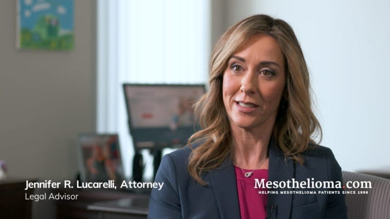 Jennifer R. Lucarelli, Mesothelioma Legal Advisor Video