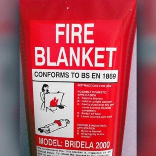 Fire Blanket Label