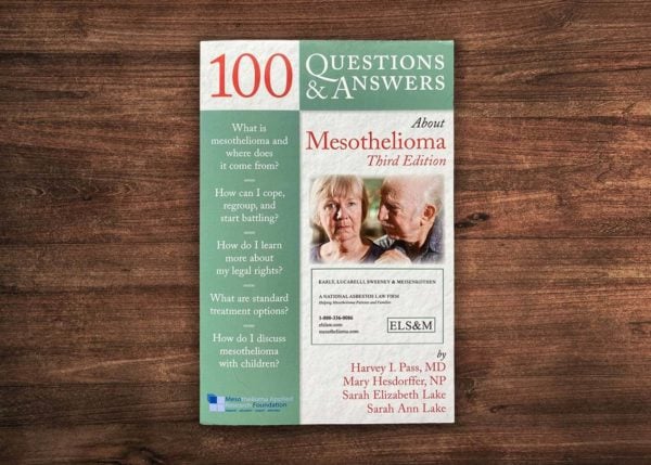 Mesothelioma.com offers "100 Questions & Answers About Mesothelioma" book for patients and loved ones.